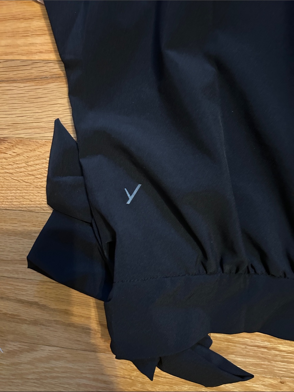 Indyeva Side-Tie Aleste Short Sleeve Top. Black, size small. New with tags! - Picture 7 of 7